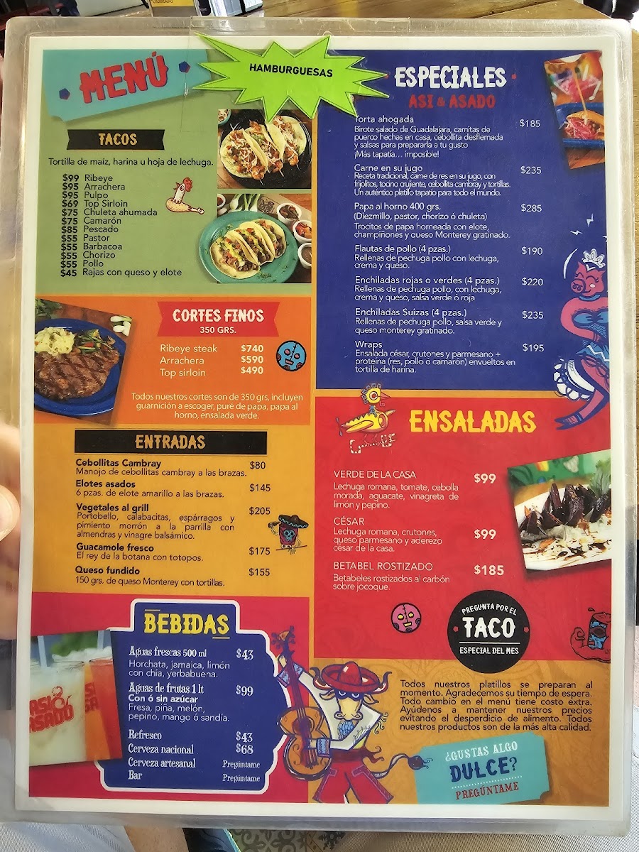 Así y Asado Menu - Image 5